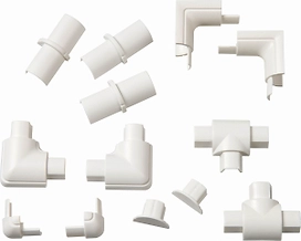 Набор заглушек белый 16х8 мм 15 шт