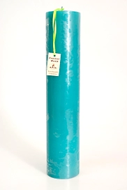 Свеча Эвис Столбик # парафиновая цилиндрическая бирюзовая Н 350 мм