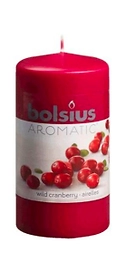 Свеча ароматическая Bolsius столбик Клюква 120 х 60 мм
