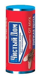 Лента липкая от мух Чистый дом 1 штука