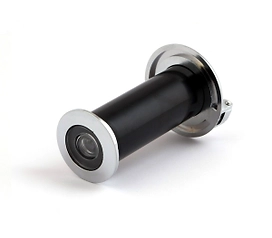 Глазок дверной Apecs хром без шторки 75-90 мм