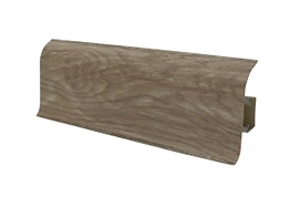 Напольный плинтус WIMAR ПВХ Дуб новарский 2500х58 мм