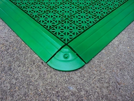 Плинтус угловой Darel Erfolg зеленый