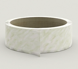 Пластик кромочный  с клеем для столешниц 32 мм каррара серый мрамор