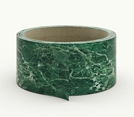 Пластик кромочный с клеем для столешниц 38 мм мрамор зеленый