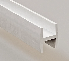 Планка соединительная алюминиевая для мебельных щитов 6 мм