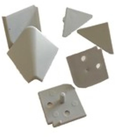 Фурнитура для столешницы Вардек серый 100х100х20 мм