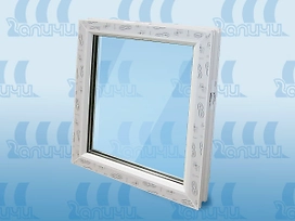 Окно Galichi ПВХ глухое 24 мм 600 х 600 мм