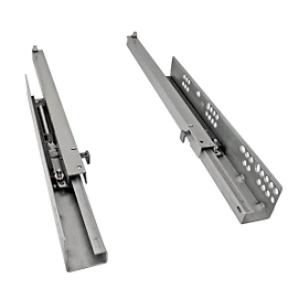 Направляющие JET скрытого монтажа неполного выдвижения 550x40x40 мм