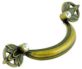 Ручка-скоба BOYARD 37 х 115 х 20 мм старинная латунь