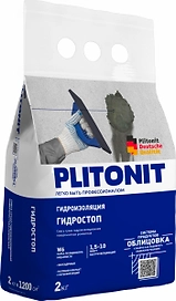Гидроизоляция цементная PLITONIT Гидростоп 2 кг