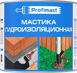 Мастика битумная Profimast  1,8 кг 2 л