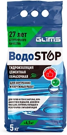 Гидроизоляция обмазочная цементная GLIMS ВодоSTOP 5 кг