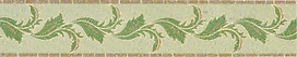 Бумажные обои 616-12 зеленые 0,053х10 м