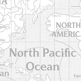 Виниловые обои VernissAGe World Maps 168436-10 1,06x10,05 м белые