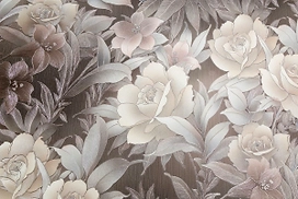 Виниловые обои PALITRA Edem PL71654-42 серые 1,06x10,05 м