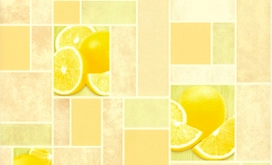 Виниловые обои АСПЕКТ Цитрус 10103-37 желтые 0,53x10,05 м