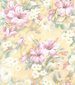 Бумажные обои Акварель С6К-51 светло-желтые 0,53x10,05 м