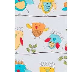 Обои бумажные Erismann Lotta 7350-18 голубой 0,53 м