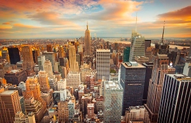 Флизелиновые обои ATELIERO фотообои Нью-Йорк 21-8034 2х1,3 м