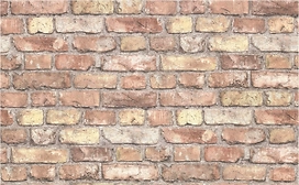 Виниловые обои АРТЕКС Кирпичи 10099-03 коричневые 1,06х10 м