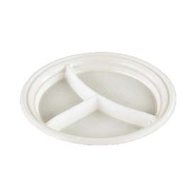 Тарелка одноразовая РеРо трехсекционная 20,5 см 6 шт