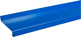 Отлив для кровли синий 100х2000 мм