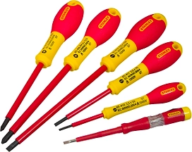 Набор отверток STANLEY FatMax с диэлектрической рукояткой 6 шт