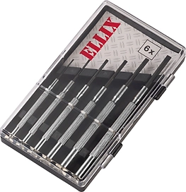 Набор часовых отверток ELLIX SL1, SL1,4, SL2, SL2,4, SL3, SL3,5 6 шт