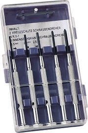 Набор часовых отверток LUX-TOOLS Classic PH0, PH1, 1,5 мм, 2 мм, 2,5 мм 5 шт