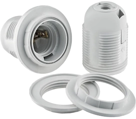 Патрон подвесной REV 24532 2 E27 пластик белый