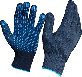 Перчатки рабочие СВС чёрные XXL, 5 пар