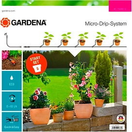 Комплект микрокапельного полива GARDENA для террас базовый
