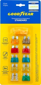 Предохранитель флажковый GOODYEAR стандарт 5-30 А 10 шт