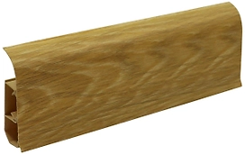 Напольный плинтус WIMAR ПВХ дуб гроссо 2500х68 мм