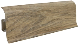 Напольный плинтус WIMAR ПВХ дуб эллора 2500х58 мм