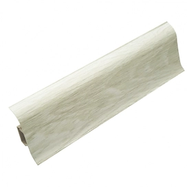 Напольный плинтус WIMAR ПВХ дуб аргент 2500х58 мм