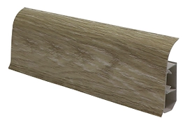 Напольный плинтус WIMAR ПВХ Дуб белло 2500х68 мм