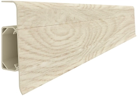 Напольный плинтус VOX Esquero ПВХ платан бьянко 2500х65 мм