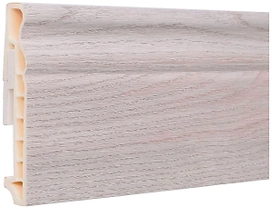 Напольный плинтус ПВХ бриг серый 2500х100 мм