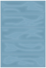 Керамическая плитка Керамин Метро синяя 40х27,5 см