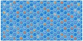 Декор AXIMA Анкона бирюзовый 30х60 см