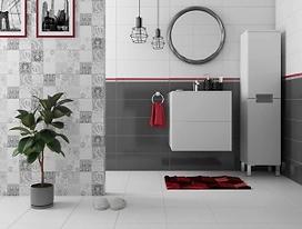 Керамогранит Cersanit Pudra белый 42х42 см