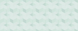 Декор Azori Lounge Mint Geometria светло-зеленый 50,5х20,1 см