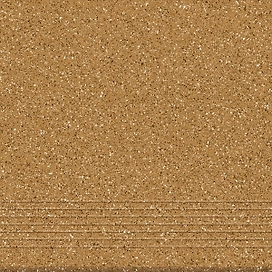 Керамогранитная ступень MITO Milton бежевый 29,8x29,8 см