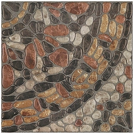 Керамогранит Unitile Life Менорка 010404002081 темно-коричневый 40х40 см