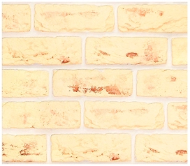 Гипсоцементная плитка Casa Vaga Саман кирпич желтая 20х6,5 см