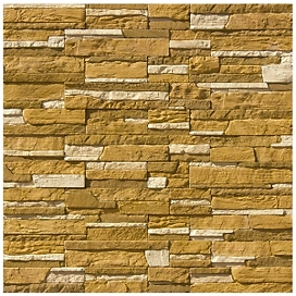 Гипсовая плитка White Hills Каскад Рейндж камень бежевая