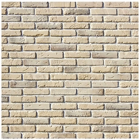 Гипсовая плитка White Hills Йорк Брик бежевая 19x4,7 см