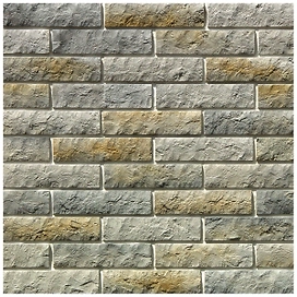 Гипсовая плитка White Hills ТОЛЕДО серая 32x7,5 см